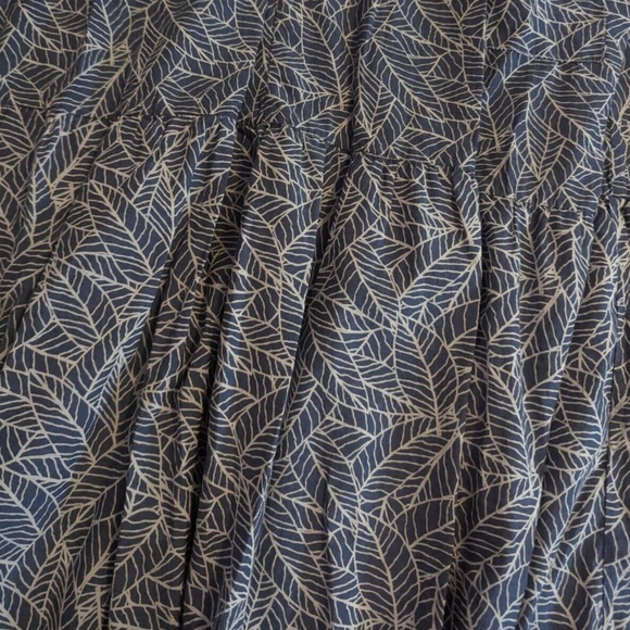 Esby Callie Dress - Denim Palm Leaf Small New With Tag - Picture 7 of 8